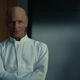 William (Ed Harris) has become the Man in White...straitjacket.